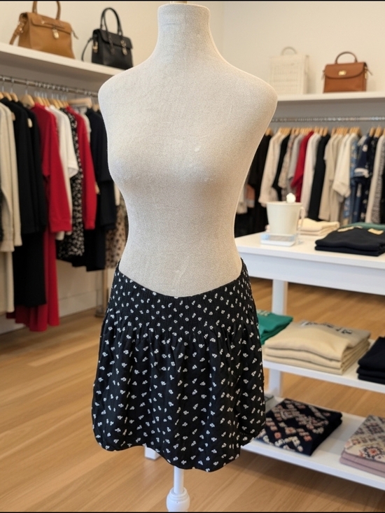 Mossimo Supply Co. Dresses & Skirts - Mossimo Supply Co.‎ Short Skirt Size M Pleated Floral  Black White
